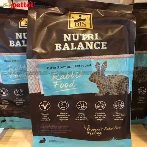 Thức ăn cho thỏ BIS Nutri-Balance hàng siêu cao cấp 2kg