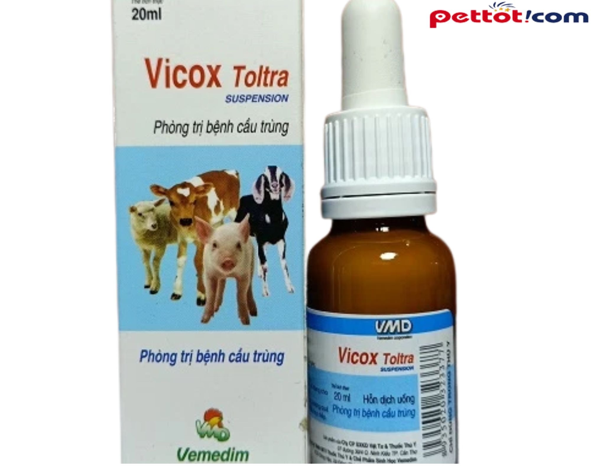 Thuốc thú y cho thỏ Vicox Toltra – Đặc trị cầu trùng 