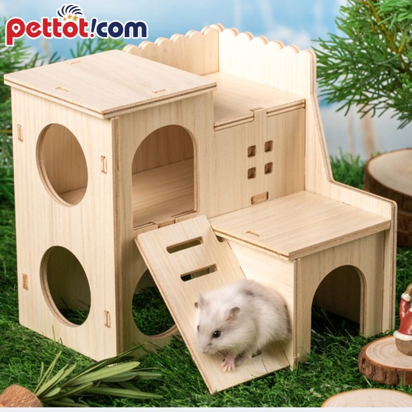 Nhà gỗ cho chuột hamster Xinh | Giá rẻ | Nhiều mẫu mã