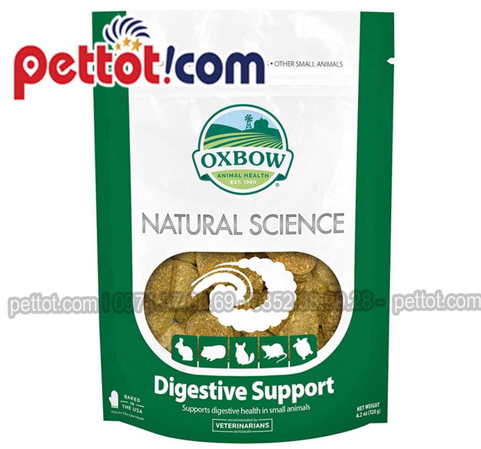 Thành phần cơ bản có trong sản phẩm Oxbow Natural Science Digestive Support.